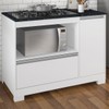 Balcão de Cozinha 110,6 Cm 1 Porta 1 Gaveta Nt 3050 Branco/Gran - Notavel