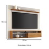 Painel para TV Até 60 Polegadas 1 Porta Nt1100 Off White/Freijó Trend - Notavel