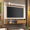 Painel para TV Até 60 Polegadas 1 Porta Nt1100 Off White/Freijó Trend - Notavel