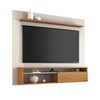 Painel para TV Até 60 Polegadas 1 Porta Nt1100 Off White/Freijó Trend - Notavel