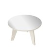 Mesa de Centro Espanha com Espelho Off White - Artely