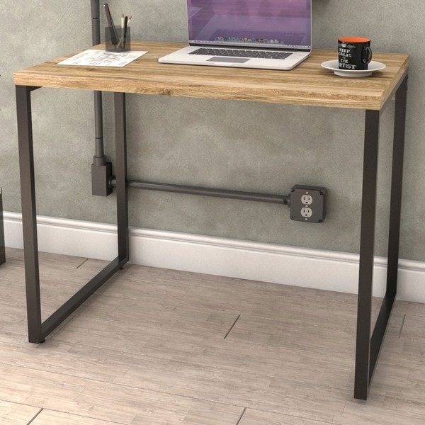 Mesa Escrivaninha Kuadra Carvalho - Compace