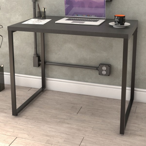 Mesa Escrivaninha Kuadra ônix - Compace