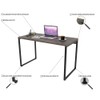 Mesa Escrivaninha Kuadra Carvalho Dark - Compace