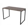 Mesa Escrivaninha Kuadra Carvalho Dark - Compace