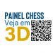 Painel para TV Até 50 Polegadas Chess Pinho Ripado/Off White - Artely