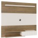 Painel para TV Até 50 Polegadas 1 Porta Monza Pinho/Off White C/ Suporte para TV - Artely