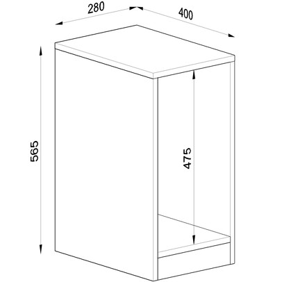 Nicho de Decoração Kd1585 Branco - Quiditá Móveis