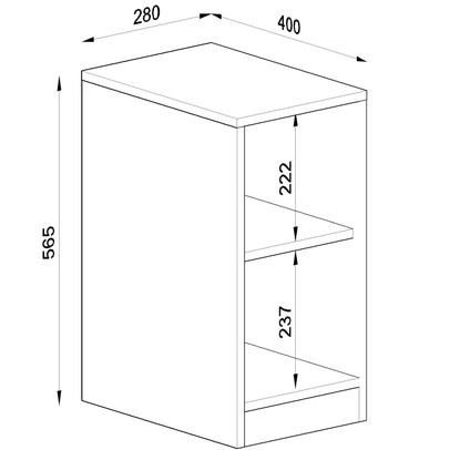 Nicho de Decoração Kd1590 Branco - Quiditá Móveis