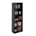 Estante para Livros Multy 4 Prateleiras Preto - Artely