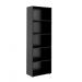 Estante para Livros Multy 4 Prateleiras Preto - Artely