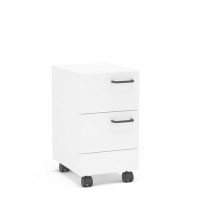 Gaveteiro com Rodízios Osaka 2 Gavetas Branco - Politorno