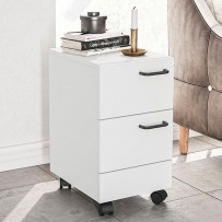 Gaveteiro com Rodízios Osaka 2 Gavetas Branco - Politorno