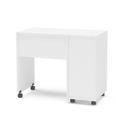 Mesa para Computador 3 Gavetas Osaka Branco - Politorno