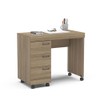 Mesa para Computador 3 Gavetas Osaka Castanho - Politorno