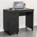 Mesa para Computador 3 Gavetas Osaka Preto - Politorno