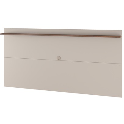 Painel para TV Até 50 Polegadas Jhon Off White/Seda - Viero Móveis