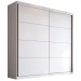 Guarda-Roupa Casal Prime 2 Portas 4 Gavetas 100% Mdf Branco - Manbel