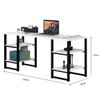 Mesa para Computador Innovare 4 Prateleiras Preto/Branco - Art Panta