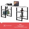 Mesa para Computador Innovare 4 Prateleiras Preto/Branco - Art Panta