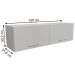 Armário Aéreo Cozinha 2 Portas B19 Branco - Nova Mobile