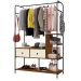 Closet Sevilha 2 Gavetas Preto/Canela/Off White - Art Panta