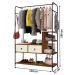 Closet Sevilha 2 Gavetas Preto/Canela/Off White - Art Panta