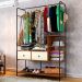 Closet Sevilha 2 Gavetas Preto/Canela/Off White - Art Panta