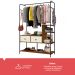 Closet Sevilha 2 Gavetas Preto/Canela/Off White - Art Panta