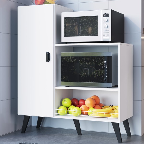 Armário de Cozinha 1 Porta Fr100 Branco - Art In Móveis