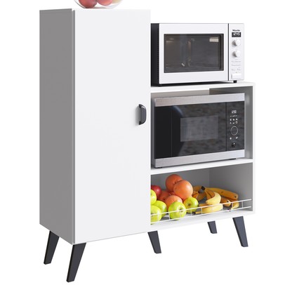 Armário de Cozinha 1 Porta Fr100 Branco - Art In Móveis