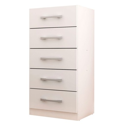 Cômoda 5 Gavetas Savana Branco - Pnr Móveis