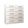 Cômoda 10 Gavetas Torres Branco - Pnr Móveis