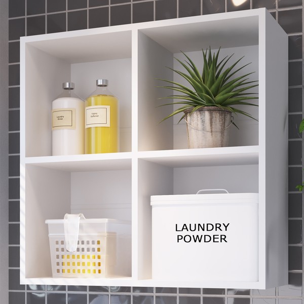 Nicho de Decoração Quadrado Ae070 Branco - Art In Móveis