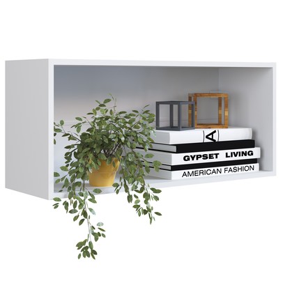 Nicho de Decoração Retangular Ae080 Branco - Art In Móveis