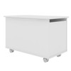 Quarto Infantil Completo com Baú Cj039 Branco - Art In Móveis