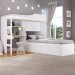 Beliche 6 Portas 1 Gaveta Cj038 Branco - Art In Móveis