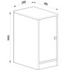 Armário Multiuso 1 Porta Branco Kd1595 - Quiditá
