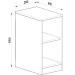 Armário Multiuso 1 Porta Branco Kd1595 - Quiditá