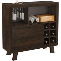 Bar Adega 1 Porta 8 Nichos Rústico Ad5002  - Tecno Mobili