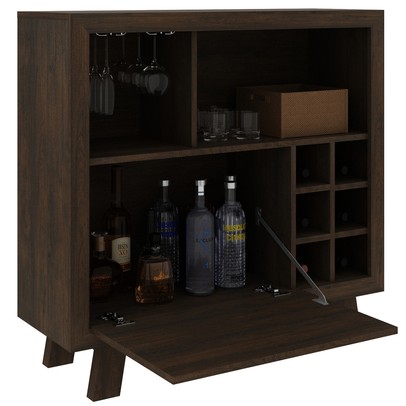 Bar Adega 1 Porta 8 Nichos Rústico Ad5002  - Tecno Mobili