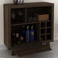 Bar Adega 1 Porta 8 Nichos Rústico Ad5002  - Tecno Mobili