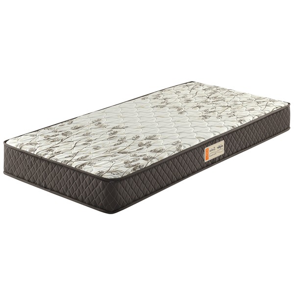 Colchão Solteiro com Espuma D-26 Ecoline Marrom 14x188x88 - Ecoflex