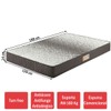 Colchão Casal com Espuma D-28 Ecoline Marrom 14x188x128 - Ecoflex