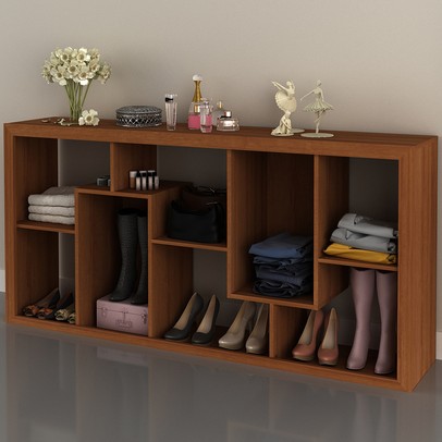 Aparador/Estante  Amendoa E1712 - Tecno Mobili