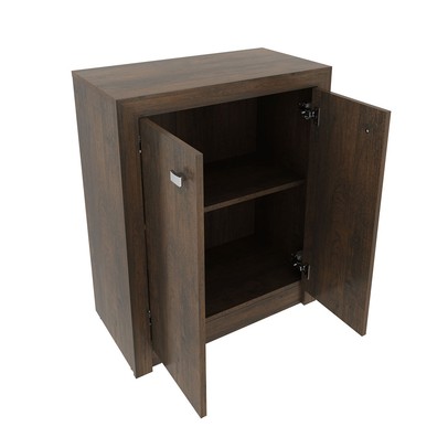 Armário para Escritório Baixo 2 Portas  Rústico Me4103 - Tecno Mobili