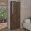 Armário para Escritório 2 Portas Rústico Me4105 - Tecno Mobili
