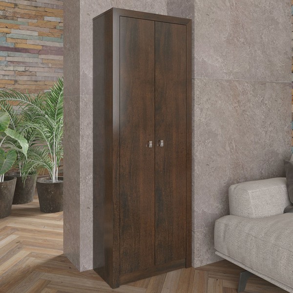 Armário para Escritório 2 Portas Rústico Me4105 - Tecno Mobili