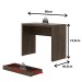 Mesa Escrivaninha 1 Gaveta Rústico Me4107 - Tecno Mobili
