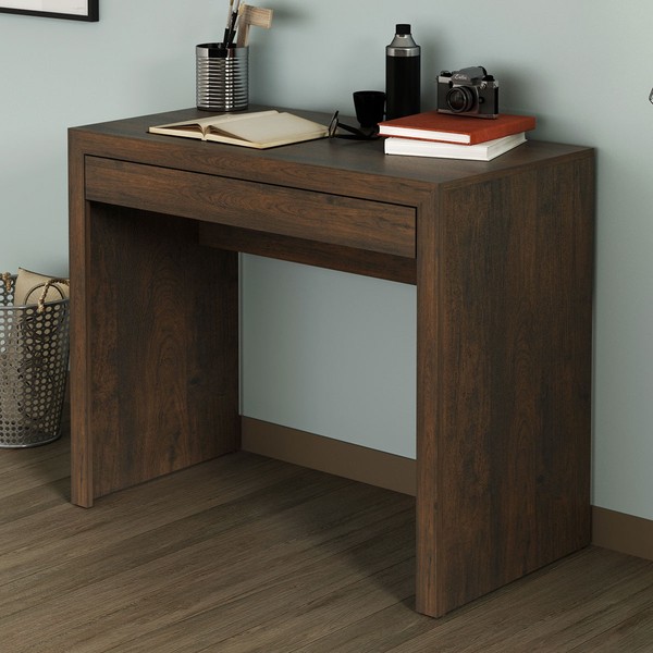 Mesa Escrivaninha 1 Gaveta Rústico Me4107 - Tecno Mobili